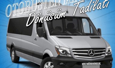 Sprinter Otobüsten Minibuse Dönüşüm Tadilat Projesi