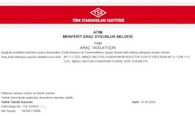 2+1 MOTOKARAVANI 1+1  VEYA 3+1 KOLTUKLU YAPMA PROJESİ